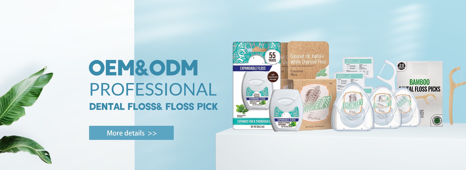 Dental floss& Floss pick
